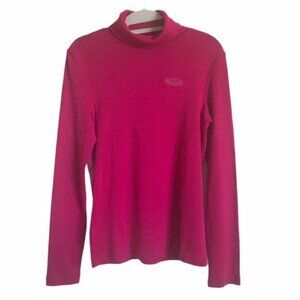 Christopher & Banks "Find Your Fit" Shaped Fit Turtleneck in Dark Pink - Size S